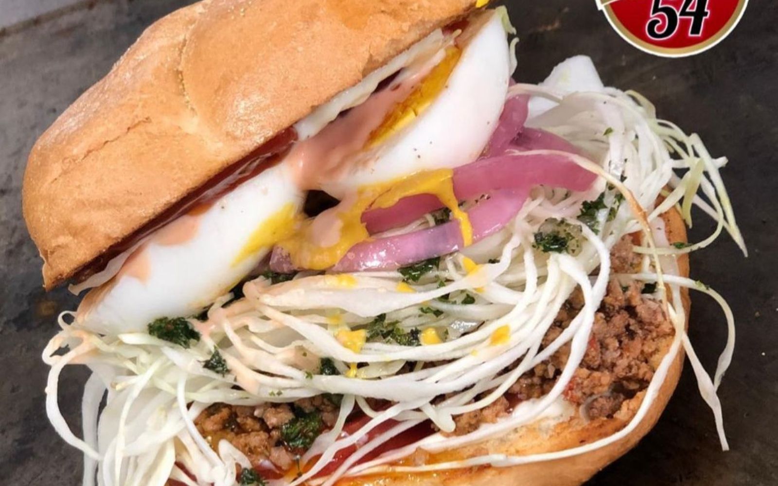 Chimi dominicano sandwich, the Serie 54 signature